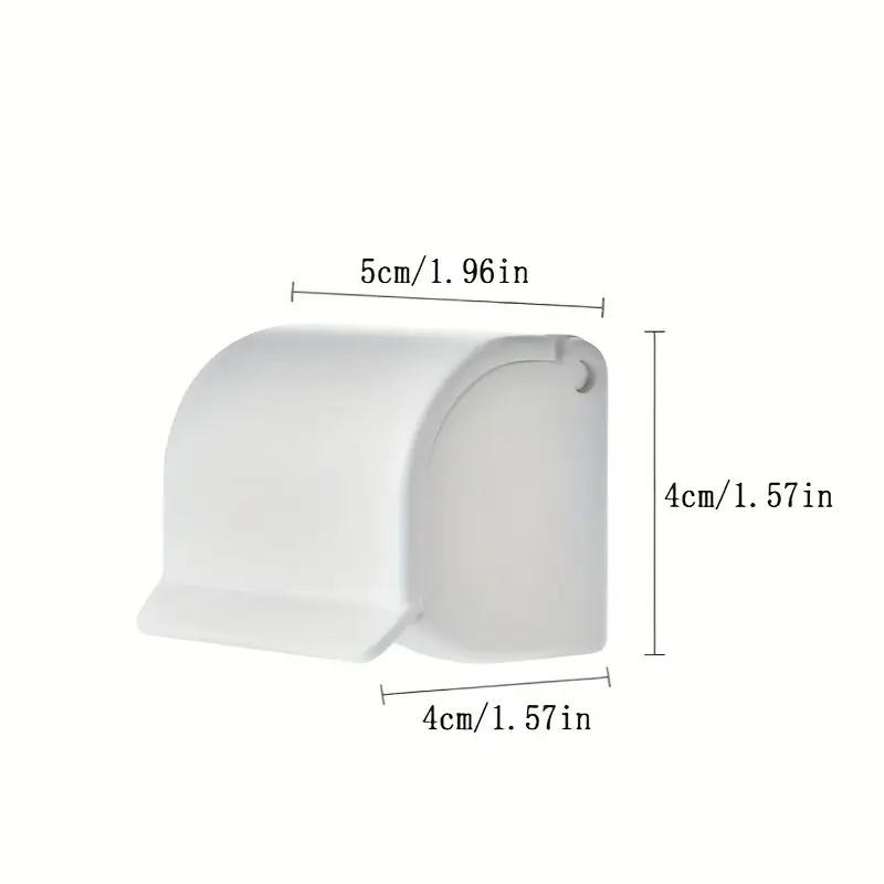 1pc Razor Holder Bathroom Organizer Wall-Mounted Shower Razor Holder Plastic Bathroom Storage Accessories Easy Organization Razor Protect