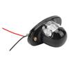 24V Car License Plate Light 6 LED Driving Signal Lamp Waterproof for Trailer Truck