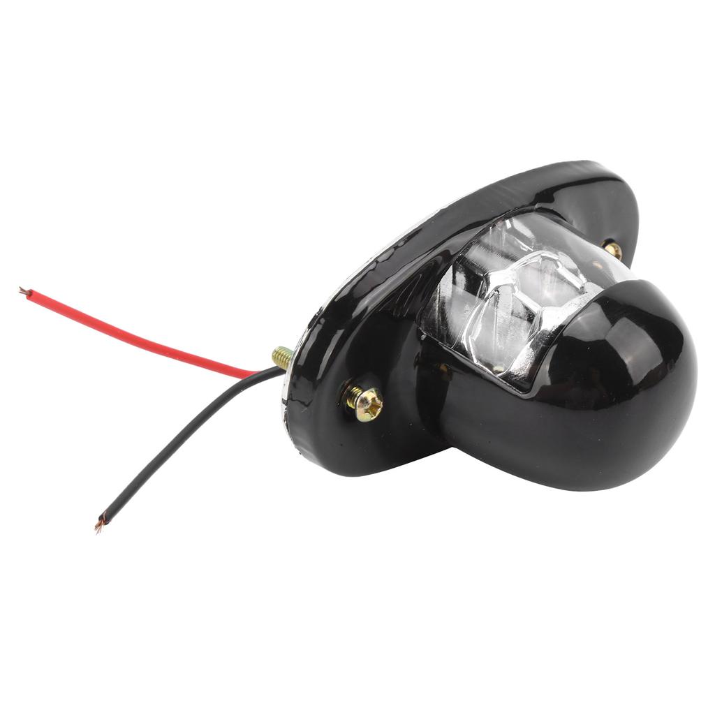 24V Car License Plate Light 6 LED Driving Signal Lamp Waterproof for Trailer Truck