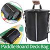 Paddelboard-Aufbewahrungstasche mit 4 Haken Surfbrett Schnelltrocknende Tasche Reflektierstreifen für Kajak Paddle Board Surfen Angeln Bootfahren