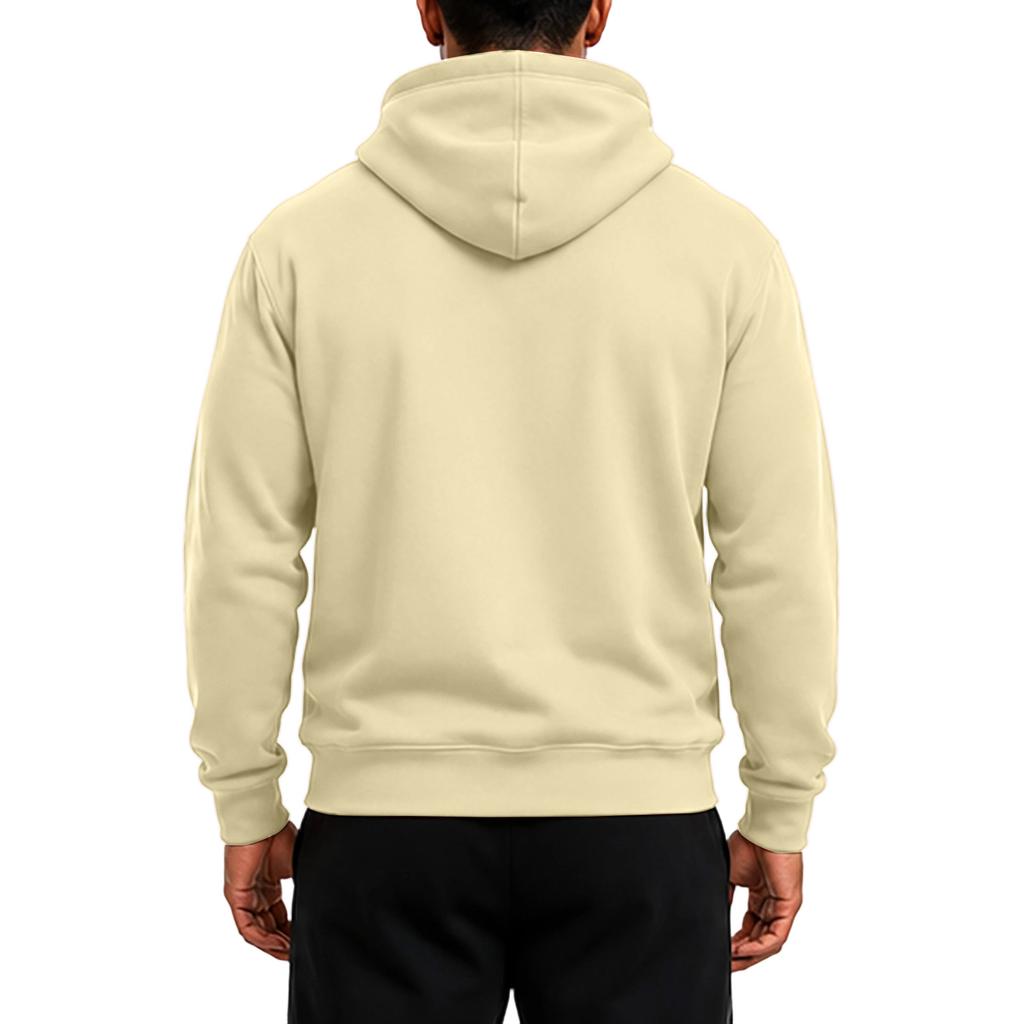 Men's Pullover Hoodie Long Sleeve Color Casual Sweatshirt for Everyday Wear