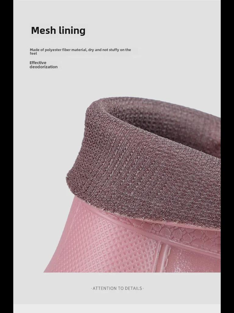 Women's Fashion Low-Top Outdoor Waterproof Non-Slip Rain Boots