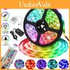 Rgb 5/10m À Prova D'água 3528 Smd 300/600 Led Fita de Luz Flexível Com Controle Remoto**