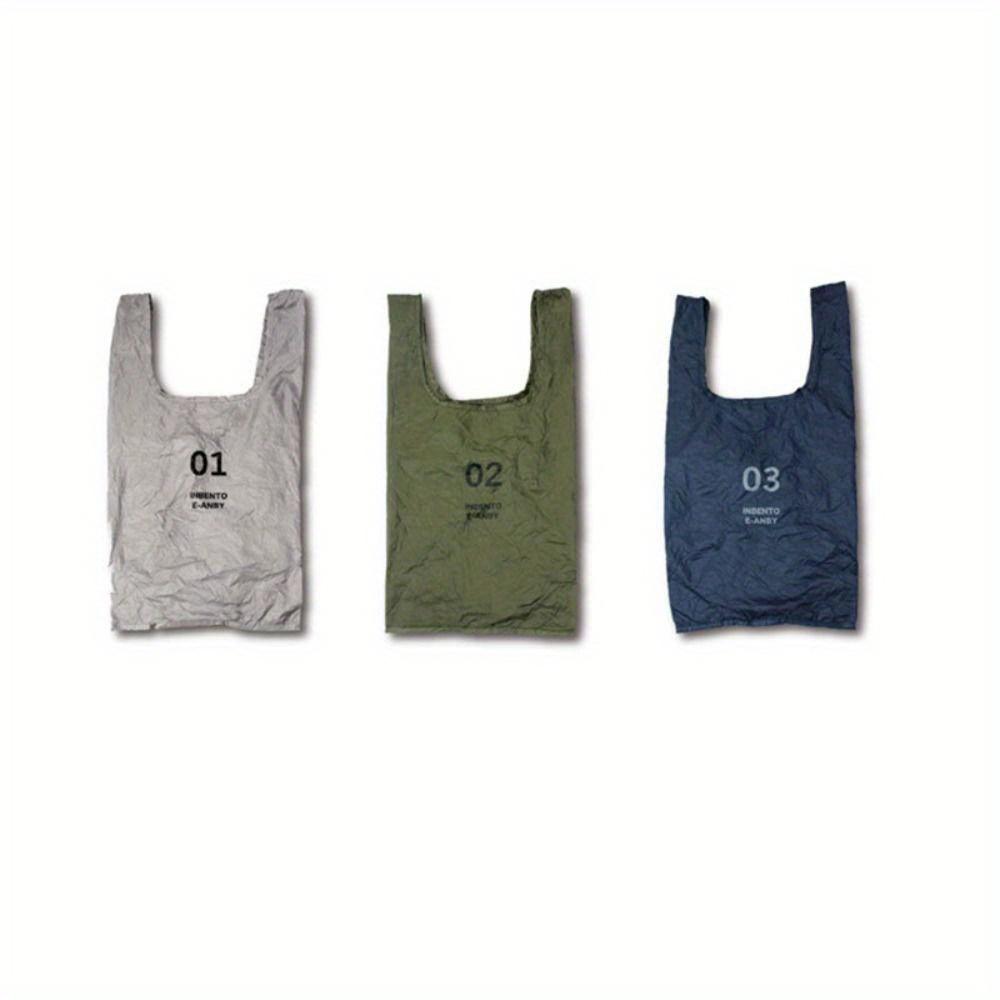 High Quality Nylon Folding Shopping Bag Reusable Ultra-light Tote Eco Bag Handheld Waterproof Storage Gift Bag Home