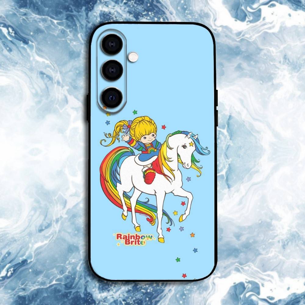 

Cartoon R-Rainbow Brite Phone Case For Samsung Galaxy A73,A72,A71,A70,A53,A52,A51,Others Soft Black Shell Samsung a32 4g