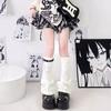 Knee Length Striped Leg Warmers Lolita JK Leg Cover Spicy Girls Flare Leg Socks  Gothic
