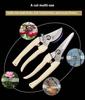 Cross-border Strong Stainless Steel Pruning Shears Multifunctional Gardening Scissors Orchard Picking Scissors Garden Branch Sci