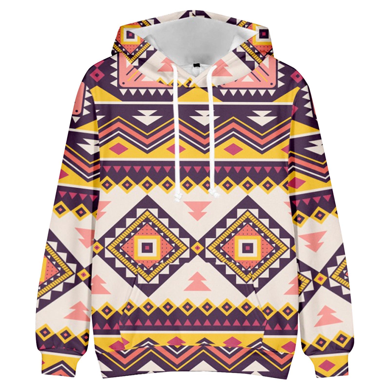 

Модный свободный мужской и женский свитер с капюшоном с длинным рукавом и принтом XXXXL жёлтый