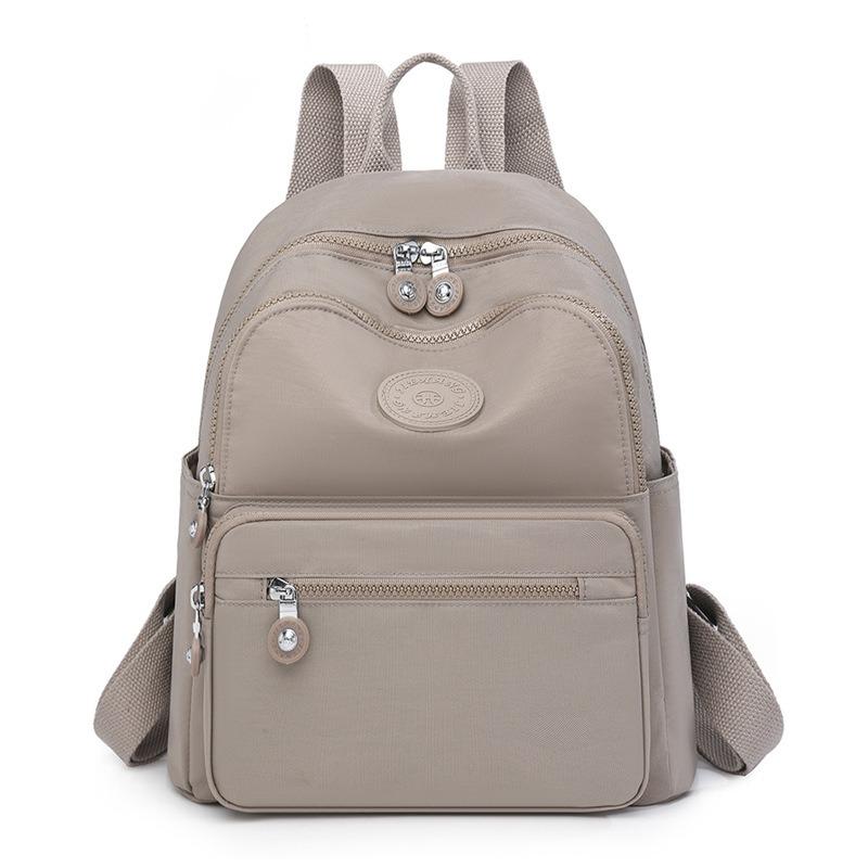 Summer New Backpack Women's Simple Large-capacity Travel Simple Small Bag Backpack Fashionable and Lightweight Schoolbag