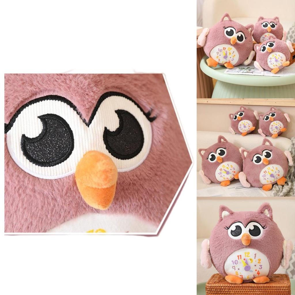 Cute Owl Plush Toy Short Plush Stuffed Animal