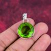 Peridot Anhänger, 925 Sterling Silber Edelstein Schmuck, handgefertigter Anhänger, Als Hochzeitsgeschenk