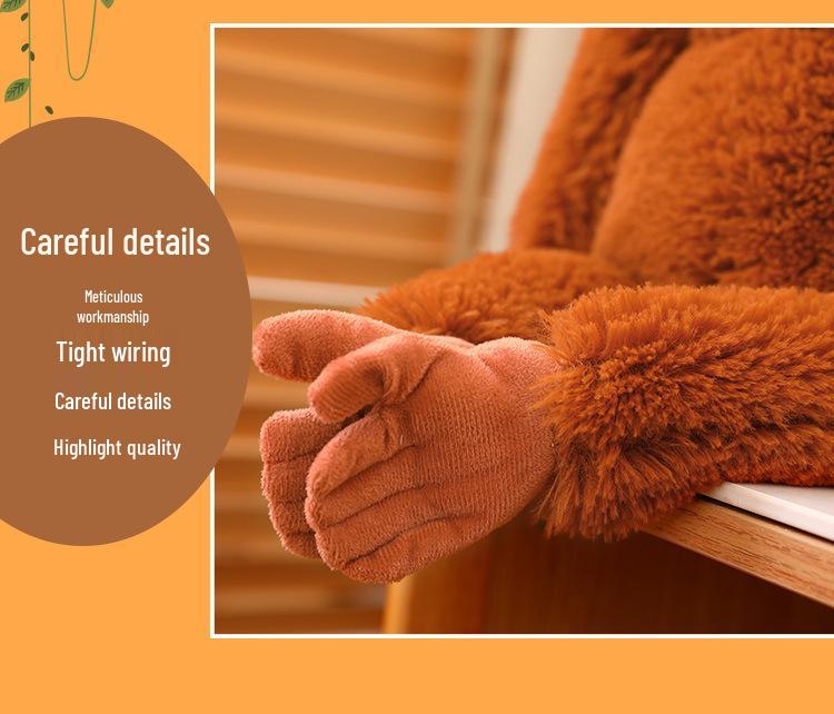 Cross-Border E-commerce Plush Monkey Doll - Animal Zoo Simulation Gift Item