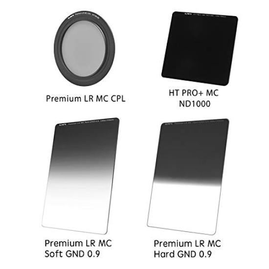 KANI 100mm Breit HT100 III Traveler Filter Quadratfilter-Set mit Adapterring und Fassung für 3 Quadrate 82mm Passend Inklusive Aufbewahrung 807042 Set, CPL, Filter,