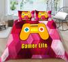 3D Luxury Bedding Set Children's Game Mouse Pattern Quilt Cover and Pillowcase 2 or 3 Full-size Washable Comfortable Bedding