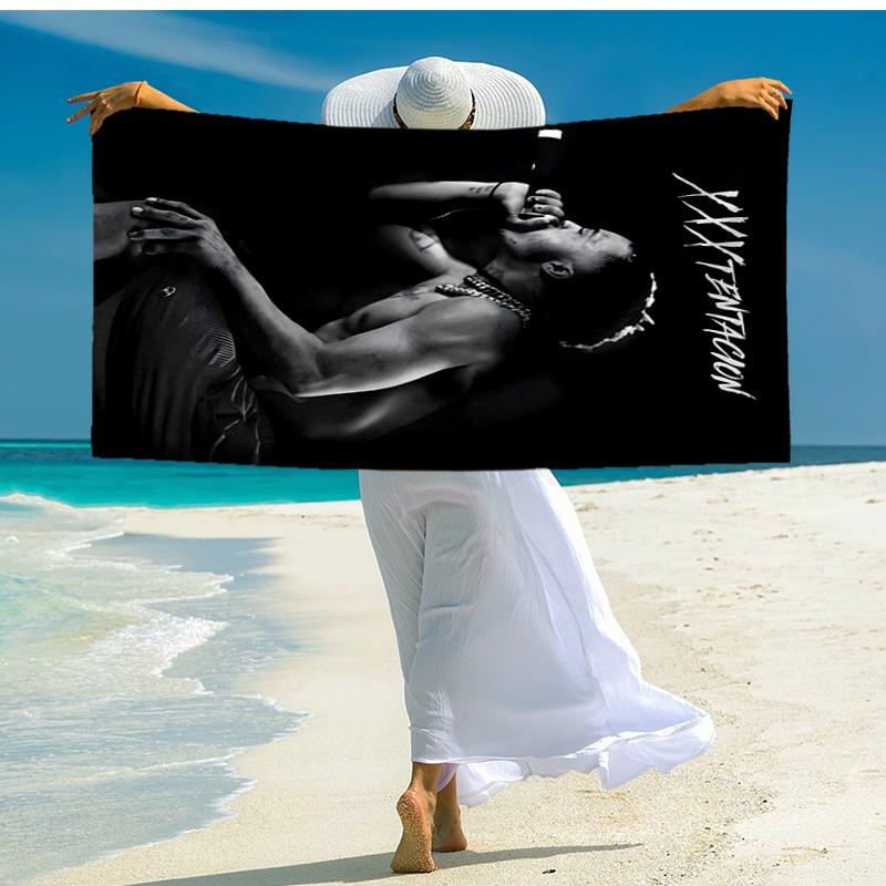 XXXtentacion Fashion Beach Towel: Ideal for Summer Adventures Soft, absorbent and quick drying suitable for swimming and bathing