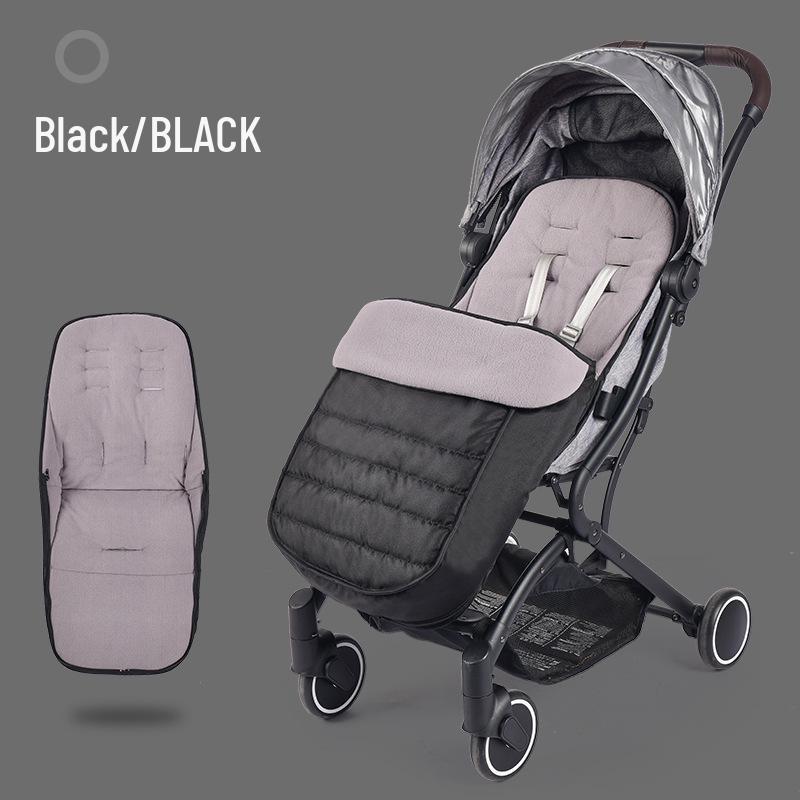 Warm Windproof Stroller Sleeping Bag & Foot Cover: Thick Cotton Pad for Autumn/Winter
