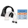 850G 24Pin(16p+12p) PVC Power Supply Cable High Conductivity Copper Wires Secure Electrical Transmission