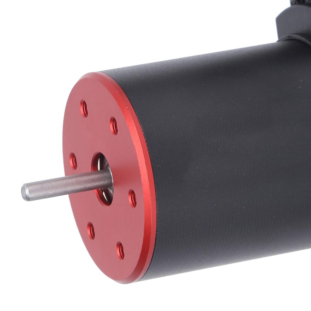 RC 3650 3900KV 4 Pole Waterproof Brushless Motor with 4mm Banana Plug for 1/10 RC Car Upgrade Parts