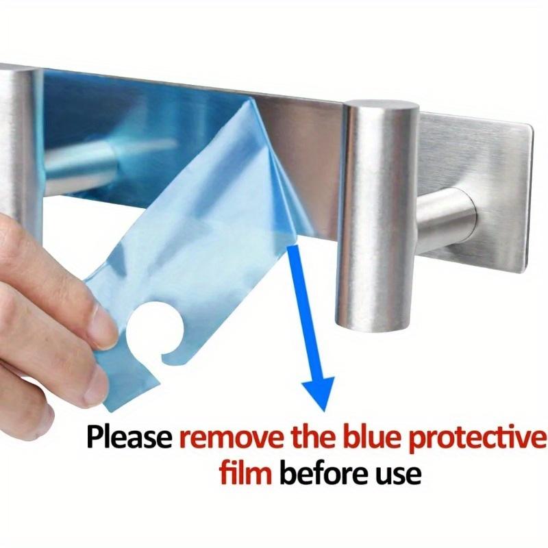 Coat Hooks Wall Mount, Stainless Steel 3 Hooks Wall Hooks T Shaped Coat Hanger Wall Mount, Heavy Duty Silver Towel Hooks Purse