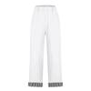 Women's Casual And Fashionable Color Loose Pants With Pocketes