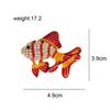 New Beautiful Colorful Tropical Fish Brooches for Wmen 3 Colors Available Animal Pin Rhinestone Shining Accessories