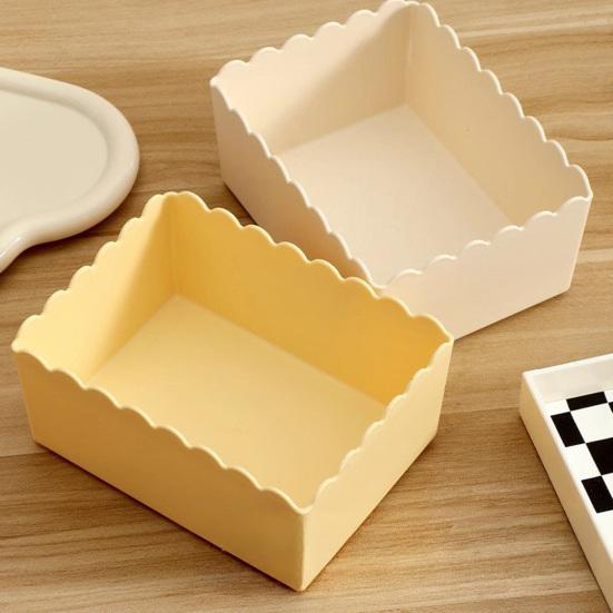 Storage Box Large Capacity Cosmetic Bin Organizer Make Use of Idle Space Container for Desktop Dormitory