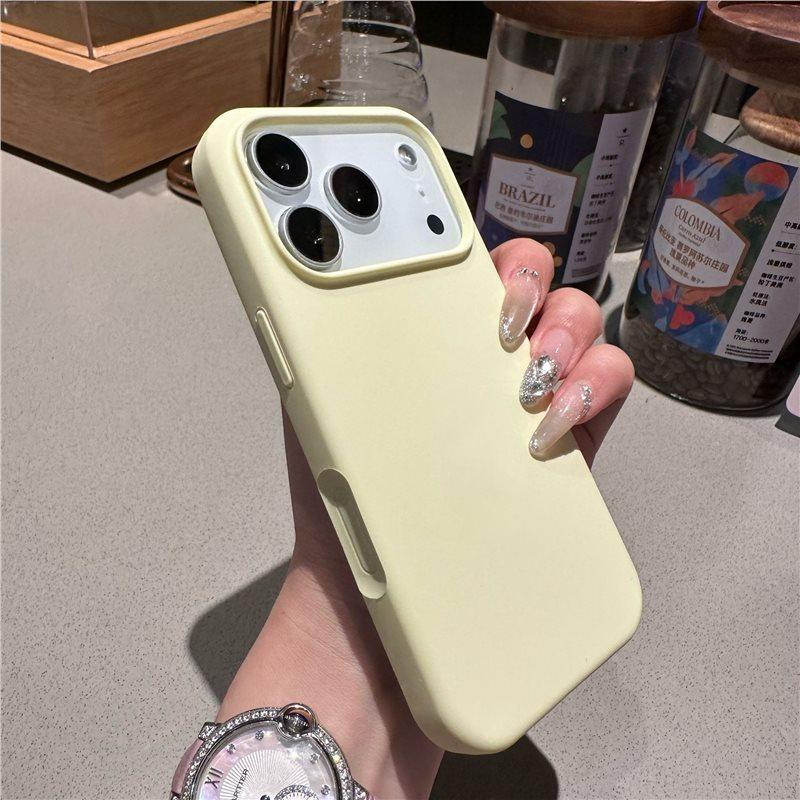 Applicable to Apple 16promax liquid silicone mobile phone case with built-in strong magnetic suction iPhone17Air all-inclusive sheath