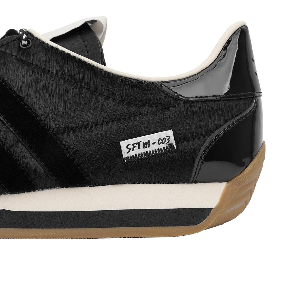 Song for the Mute x adidas Country OG Pack Poil de Poney - Baskets Unisexe Noires Noir Core Blanc Crème JH9010