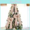 Charming European American Style Christmas Bow Decorations For Tree And Home