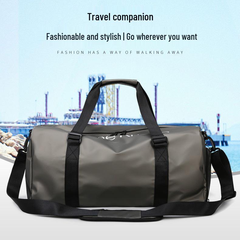 Unisex Large Capacity Sports Bag with Dry-Wet Separation for Fitness and Travel