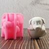 Dog Animal Silicone Candle Molds for Epoxy Resin Candle Soap Chocolate Fondant Silicone Molds Cement Clay Silicone Molds