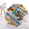 1pc Nurse Print Folding Umbrella | Elegant Design, Fashionable Accessory, Durable Construction, Sturdy Ribs yy251107009
