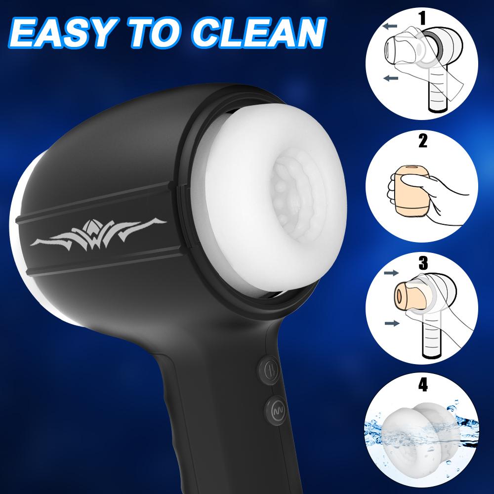 Strong Telescopic Vibration Blowjob Machine Automatic Male Masturbator Male Masturbation Supplies Male Adult Supplies