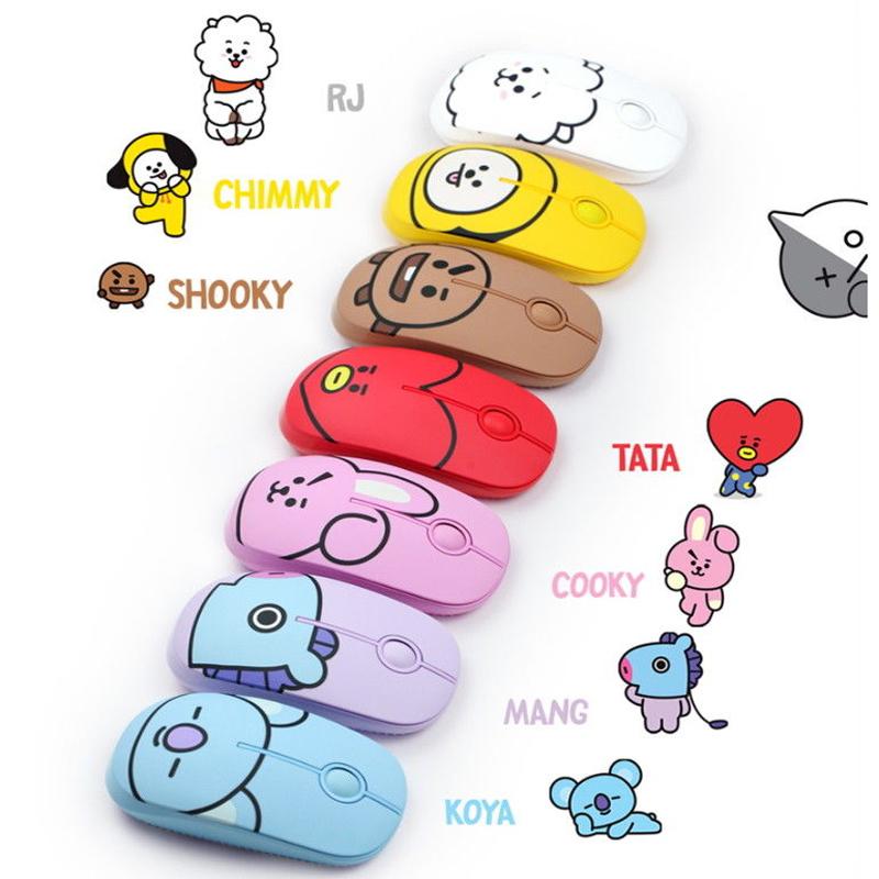 BTS BT21 Offizielle Kabellose Stille MAUS Gesichtstyp Charakter Authentisch