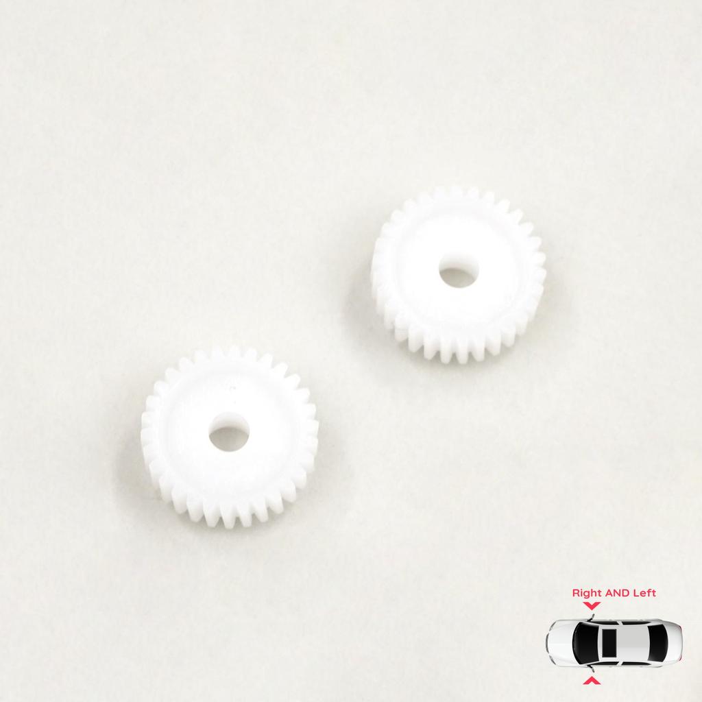 BGE590-1 Lot de 2 engrenages de réparation de moteur de pliage de rétroviseur latéral électrique 30 dents pour Hyundai i30 i20 i10