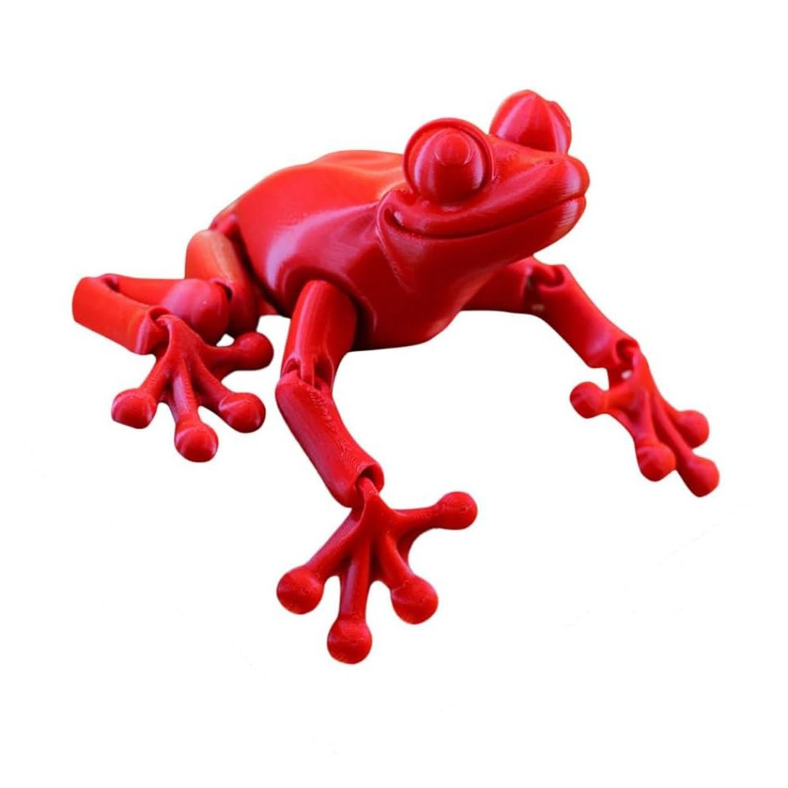

Action Figure 3D Printed Toy, Rotatable Toy With Movable Joints As A Gift For Her/Valentine s Day 3D Printed Toy One Size червоний
