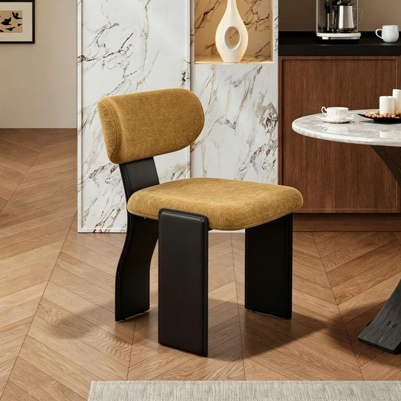 Modern Dining Chair Living Room Backrest Chairs Elegant Luxury Decorative Chair Aesthetic Relaxing Vanity Chairs Home Furniture