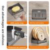 Wall-mounted Soap Drain Box, No Punching, Household Bathroom Soap Rack, Simple with Hook, No Water Accumulation Soap Box