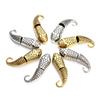 10er-Set Metall-Schlangenverschlüsse für Schmuckherstellung, Endkappenverbinder passend für 7 mm Lederkordel, DIY-Armband- und Halskettenzubehör