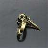 Viking Odin Raven Skull Ring Gothic Nordic Bird Punk Rock Skeleton Men's Rings Wicca Pagan Talisman