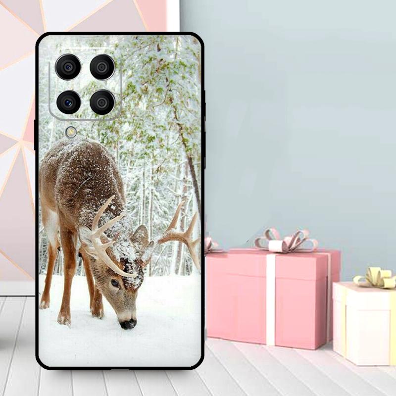 Deer Reindeer Animal Case For Samsung Galaxy M35 M56 M12 M06 M32 M52 M55 M15 M11 M13 M14 M16 M36 M31 M53 M34 M54