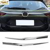2PCS Chrome Car Rear Door Trunk Lid Tailgate Strip Trim For Mazda CX-5 2017-2024