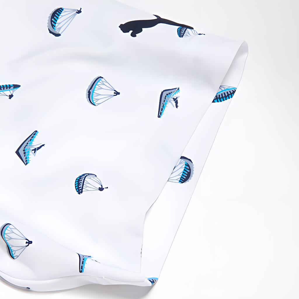 Puma Quick-Dry Pullover Casual Moisture-Wicking Short Sleeve Polo Shirt Men Polo Shirts White Angel-Blue 533790-01