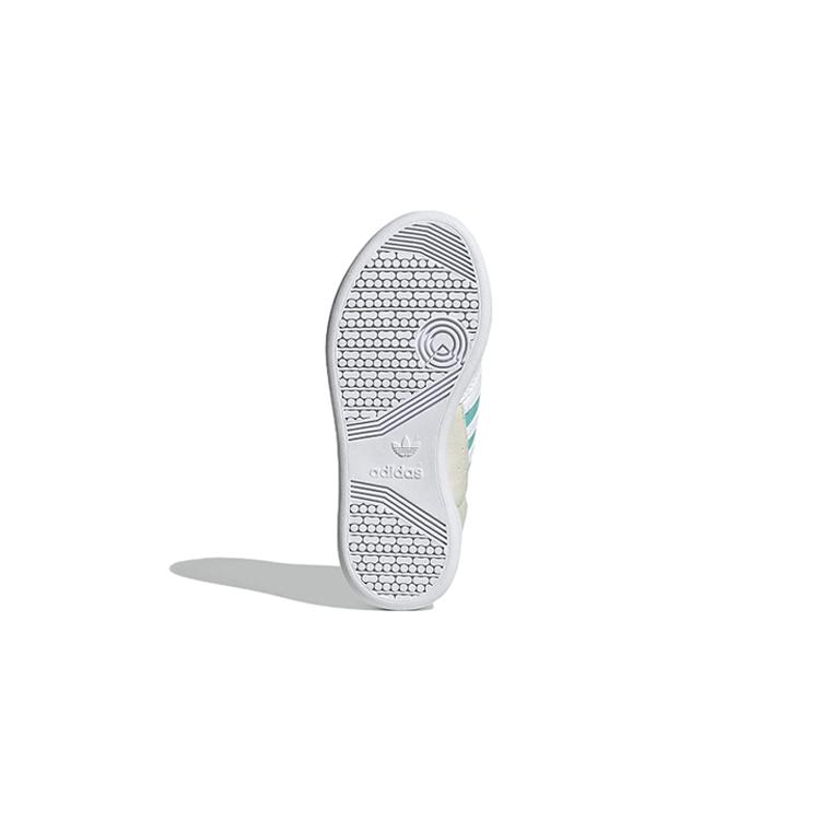 adidas Originals Continental Low Top Kids' Skateboarding Shoes Grid White Purple Children Aged 3 7 Years Old GY8139