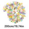 2M Long Plastic Birthday Streamers Recyclable Party Banners Party Accessories For Indoor Outdoors Party Decorations