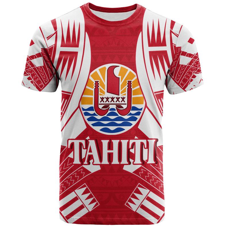 2026 Tahiti Tričko s 3D potiskem pro muže Polynéské grafické tričko Módní topy Krátký rukáv Letní Street Oversized trička