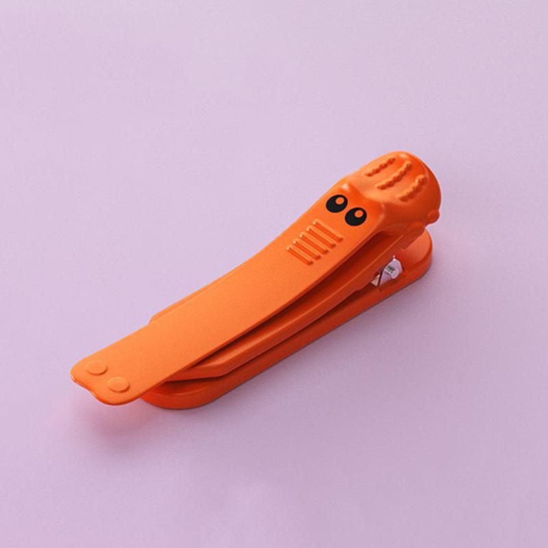 1Pc Silicone Automatic Bookmarks Unique Visualized Book Markers For Reading Women Cute Alligator Clip Designs Stay In Place An