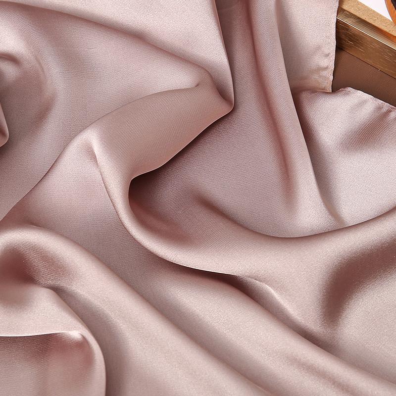 Luxury Silk feeling Scarf Women Satin Solid color Hijab RUNMEI Scarves Muslim Pareo Bandana Female Shawl Wrap Headband Foulard