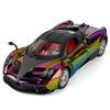 1:24 Huayra Dinastia Миниатюрная модель спортивного автомобиля Литая металлическая игрушка Двери открываются Звук Свет Инерционный механизм Мальчику Подарок