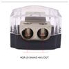 1 In 2 Out Power Distribution Block Fuse Holder 60A for Car Trucks Boats RVs